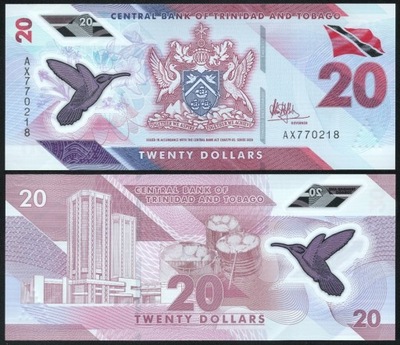 $ Trynidad i Tobago 20 DOLLARS P-63 UNC 2020