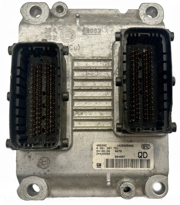 ECU OPEL TIGRA CORSA 1.4 0261207721 24420560 QD ŠVARUS 