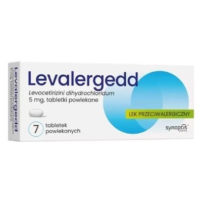 Levalergedd 5mg, 7 tabletek