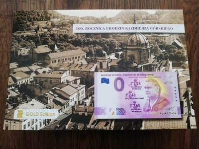 0 euro 100 Rocznica Urodzin Kazimierza Górskiego