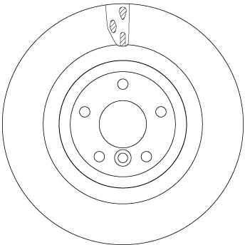 ДИСК HAM. JAGUAR T. XE/XF 2,0-3,0 15- DF6969S