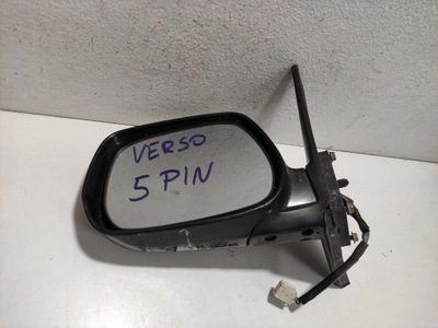 Toyota avensis verso зеркало левая 5 pin фото №1