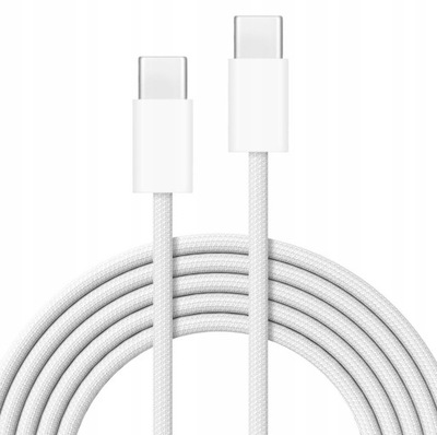 Kabel Mobile USB Typ C - USB typ C 2 m biały