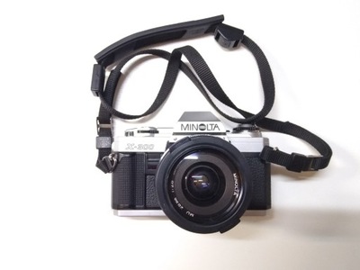 Aparat Minolta X-300 obiektyw Minolta 1:2.8 49mm