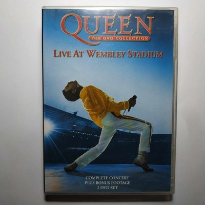 Queen Live At Wembley Stadium 2xDVD Booklet EX SUPER