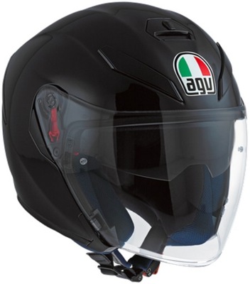 ШЛЕМ МОТОЦИКЛЕТНЫЙ ОТКРИТЫЙ AGV K5 JET MATT BLACK Z S