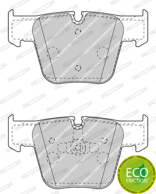 FERODO FDB4412 ZAPATAS DE FRENADO  