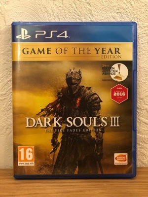 DARK SOULS III 3 FIRE FADES EDITION GOTY PL PS4