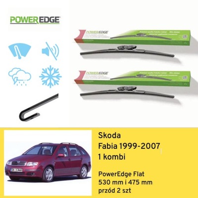 ДВІРНИКИ ПЕРЕД DO SKODA FABIA 1 УНІВЕРСАЛ (1999-2007) POWEREDGE