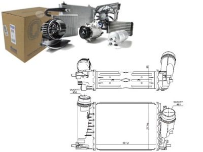 Интеркулер радиатор воздуха впускной renault espace v grand фото №1