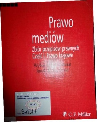 Prawo mediów. Zbiór - Żurawski