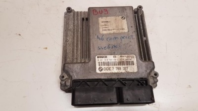 Блок керування бортовий комп'ютер двигуна bmw e46 m47n 7789327 фото №1