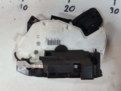 Skoda rapid 12-17r замок дверь левый задняя 7 pin фото №1