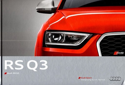 PROSPEKT AUDI RS Q3 