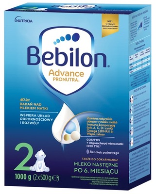 Bebilon 2 Advance Pronutra mleko 1000 g