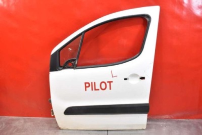 Двері ліва перед передні білий citroen berlingo 2 ii 08-12 фото №1