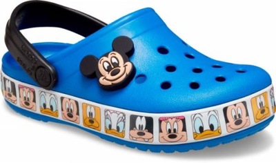 Dziecięce Buty Klapki Chodaki Crocs Mickey Mouse Band Clog 23-24