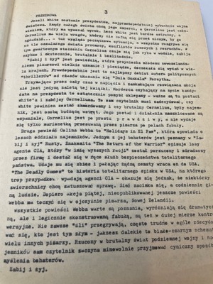 Zabij i żyj - Colin Webb tłum Niewiadomski wydanie I nakład 100 egz 1986 r