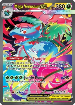 Karta Pokémon - Mega Evolution - 177/132 - Mega Venusaur ex