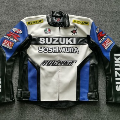 SUZUKI LEATHER JACKET FOR MOTORCYCLE OVERALL BIKES OVERALL  