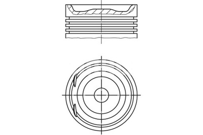 MAHLE PISTON 86 STD CADILLAC BLS LOTUS EUROPE S OPEL ASTRA G ASTRA H  