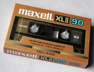 Maxell XLII 90, rok 1985. Pewex.
