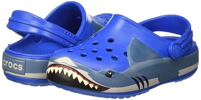 Crocs dziecięce klapki rekin r. 19-20