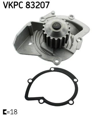 НАСОС ВОДИ CITROON C4 GRAND PICASSO I (U SKF VKPC83207