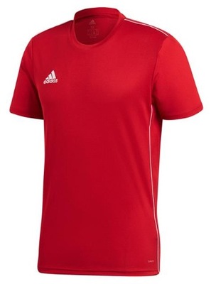 Koszulka adidas CORE 18 czerwony krótki rękaw CV3452 r.L