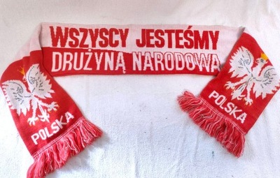 Szalik piłkarski POLSKA Reprezentacja Wszyscy jesteśmy drużyną narodową