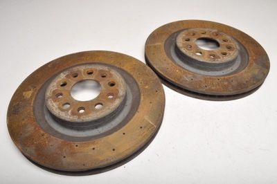 Maserati ghibli iii 3.0 тормозные диски тормозные задняя 345mm фото №1