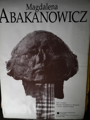 PLAKAT Magdalena Abakanowicz duży format 1993