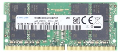 32GB 3200 SAMSUNG PC4-3200AA 2Rx8 SE1-11 M471A4G43BB1-CWE PAMIĘĆ RAM