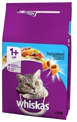 Whiskas Sucha karma dla kota 1,4kg Tuńczyk