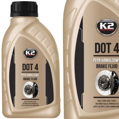 K2 DOT-4 Płyn hamulcowy Brake Fluid 250ml