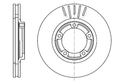 REMSA DISCOS DE FRENADO 2 PIEZAS MITSUBISHI L 300 2.0 I  