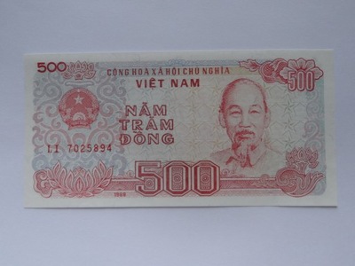 [B3177] Wietnam 500 dong 1988 r. UNC