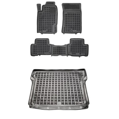 RUBBER SET MATS I MAT SSANGYONG REXTON IN III Y290 2012-2017 7 OSOBO  
