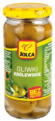 Oliwki hiszpańskie królewskie Gordal Sevillana bez pestek słoik 230g Jolca