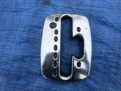 Рамка накладка хром домкрата audi a6 s6 c5 фото №1