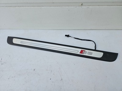 Молдинг накладка na порог порог подсвеченная audi s6 c7 4g левый перед фото №1