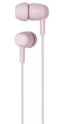 Słuchawki dokanałowe z mikrofonem XO EP50 różowe
