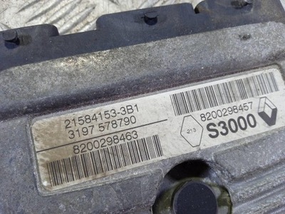 БЛОК УПРАВЛЕНИЯ ДВИГАТЕЛЯ RENAULT MEGANE 2 8200298457