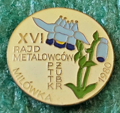 ODZNAKA XVI RAJD METALOWCÓW - PTTK ŻUBR - MILÓWKA 1980