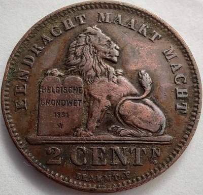 1995 - Belgia 2 centymy, 1911