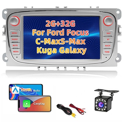 RADIO 2 DIN ANDROID FORD FOCUS MONDEO GALAXY  