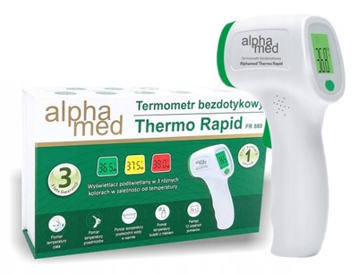 TERMOMETR BEZDOTYKOWY ALPHAMED THERMO RAPID FR880