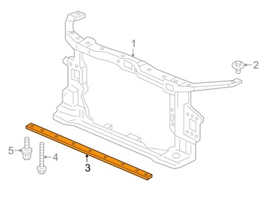 REFORZADOR PARTE INFERIOR HONDA CIVIC EE.UU. 16-  