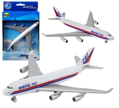 SAMOLOT BOEING 747 MODEL METAL WELLY