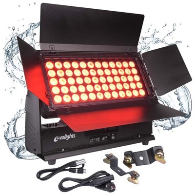 NAŚWIETLACZ ZEWNĘTRZNY REFLEKTOR LED OŚWIETLENIE ELEWACJI IP65 600W
